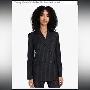Theory Slim Double Breasted Jacket